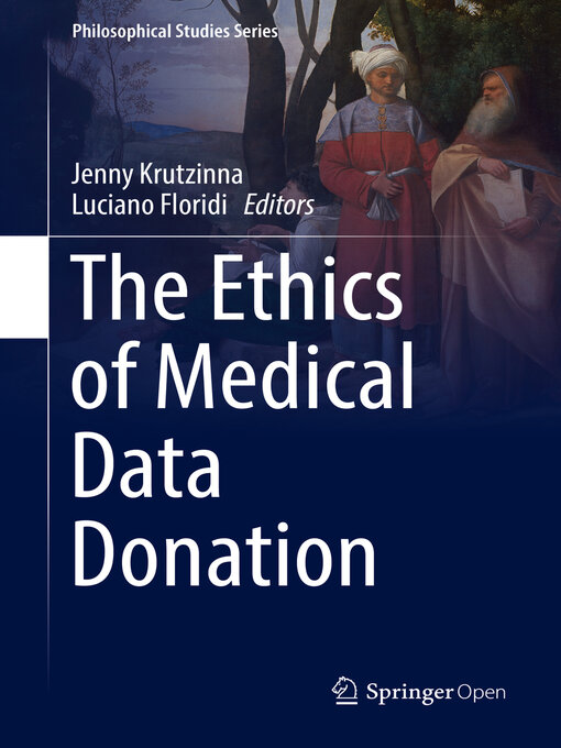 Title details for The Ethics of Medical Data Donation by Jenny Krutzinna - Available